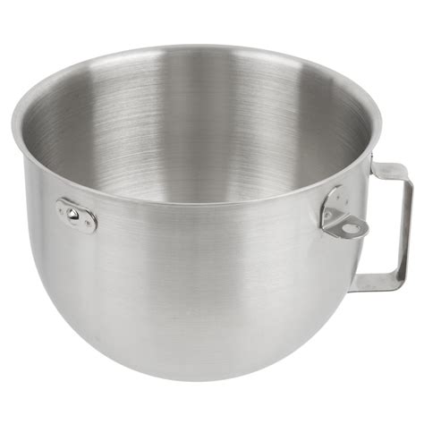 Kitchenaid Kn Nsf Brushed Stainless Steel Qt Nsf Mixing Bowl With