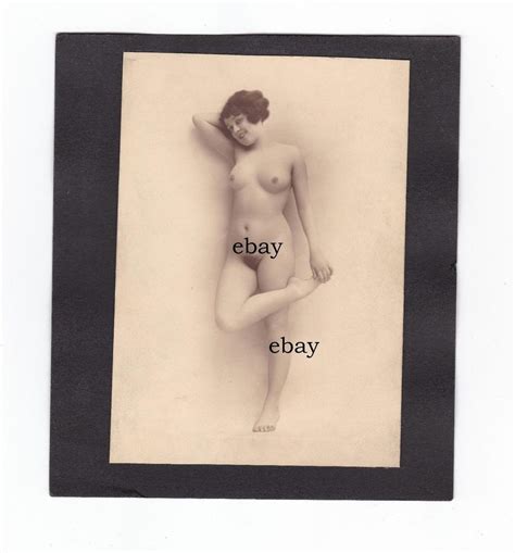 Antique Risqué s Nude Erotic Flapper ORIGINAL PHOTO