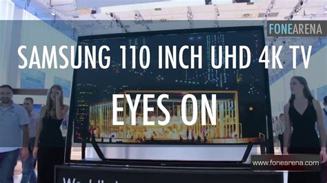Samsung 110 inch 4K UHD TV - YouTube