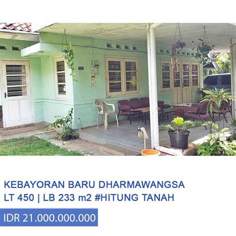 Dijual Cepat Rumah Lama Jl Dharmawangsa Kebayoran Baru Jaksel