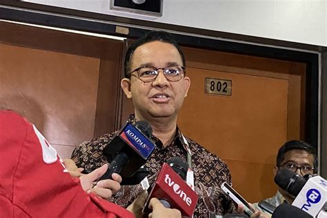 Respons Anies Soal Pan Dukung Dirinya Asalkan Cawagubnya Zita