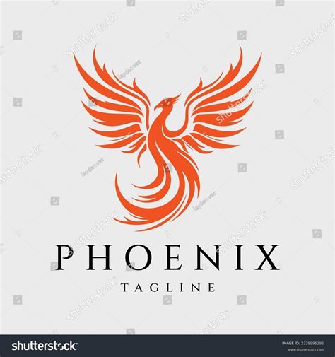 Phoenix Rising Logo Over 3587 Royalty Free Licensable Stock Vectors