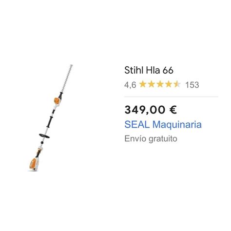 Cortasetos De Altura De Bater A Stihl Hla Seal Maquinaria