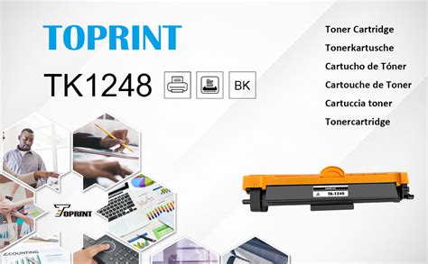 Toprint Cartouche De Toner Compatible Tk Tk Tk T Y Nl