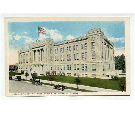 Sacramento County Court House Sacramento California postcard