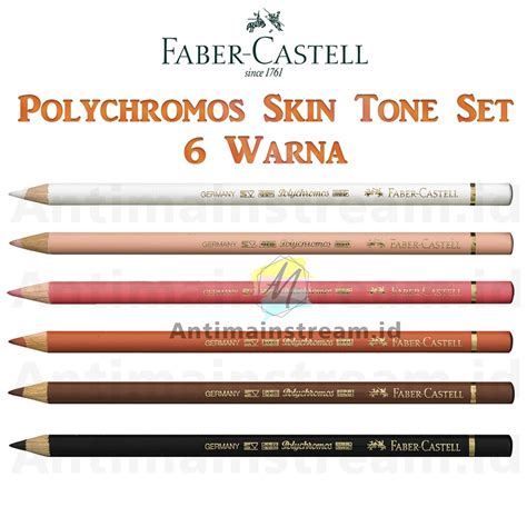 Jual Faber Castell Polychromos Skin Tone Portrait 6 Warna Pensil