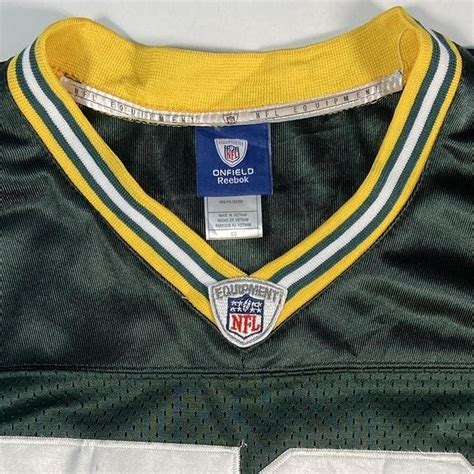 Vintage Green Bay Packers Jersey Reebok NFL jersey,... - Depop