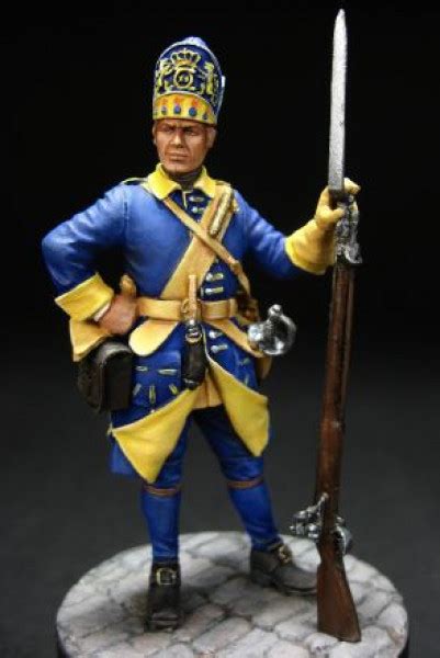 Swedish Grenadier Of Mellins Regiment 1700 05 Miniatures Berlin