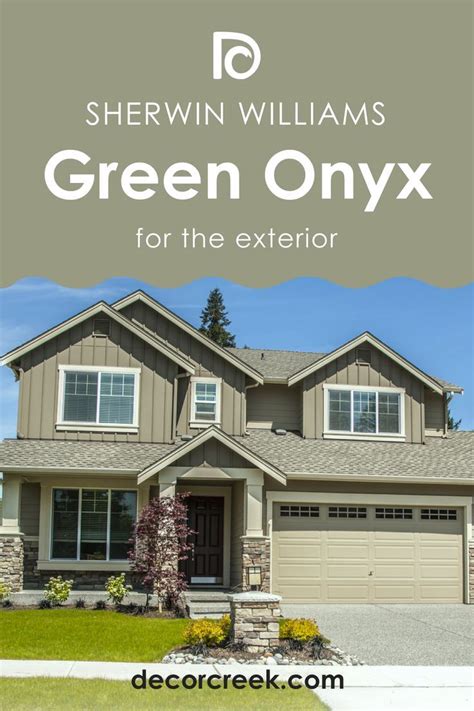 Green Onyx Sw For The Exterior Use By Sherwin Williams Dunn