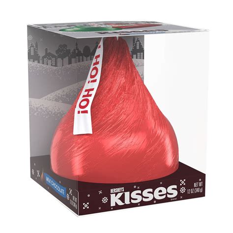 Hersheys Kisses Solid Milk Chocolate Christmas Candy T Box 12 Oz