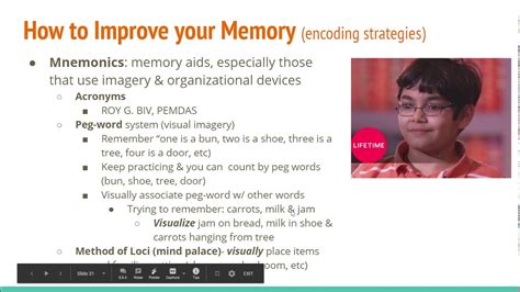 45 Memory Encoding And Retrieval Ap Psychology Youtube