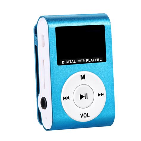 Sport Mini Mp3 Usb Clip Player With Lcd Screen Portable Digital Music