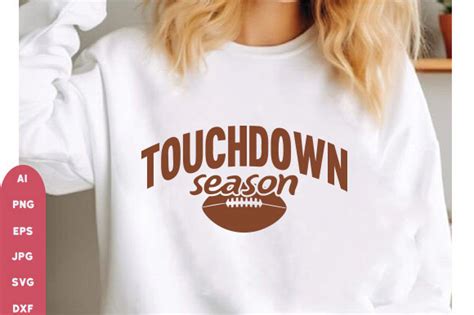 Touchdown Season Svg Football Season Graphic By RhDesign Creative