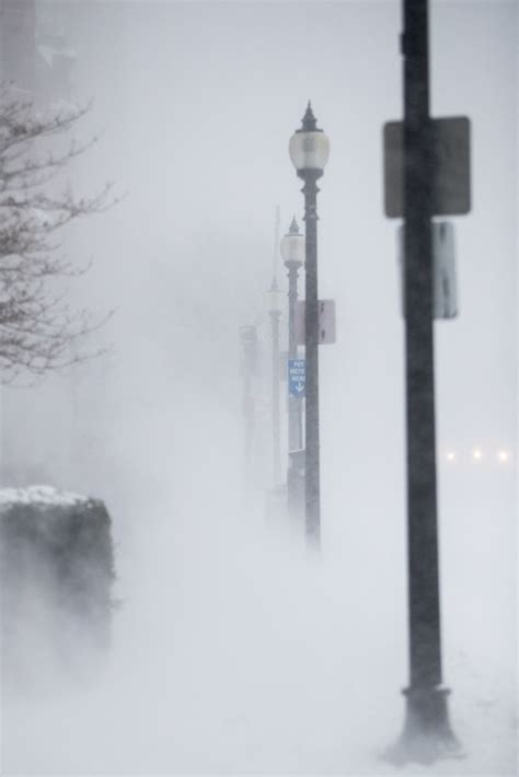 EE UU Las imágenes de la histórica tormenta de nieve que azota el