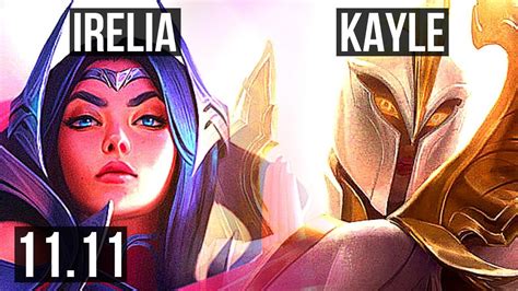 Irelia Vs Kayle Mid Defeat 33m Mastery 1200 Games 6 Solo