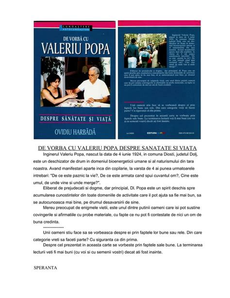 De Vorba Cu Valeriu Popa Autor Ovidiu Harbada 1 PDF