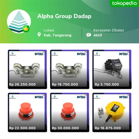 Toko Alpha Group Dadap Online Produk Lengkap Harga Terbaik Tokopedia