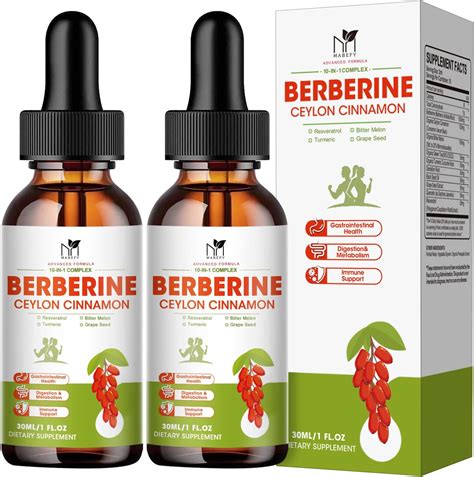 Amazon Berberine Supplement Liquid Drops Berberine Mg With