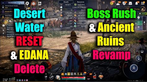 Black Desert Mobile Boss Rush Ancient Ruins Revamp Desert Water