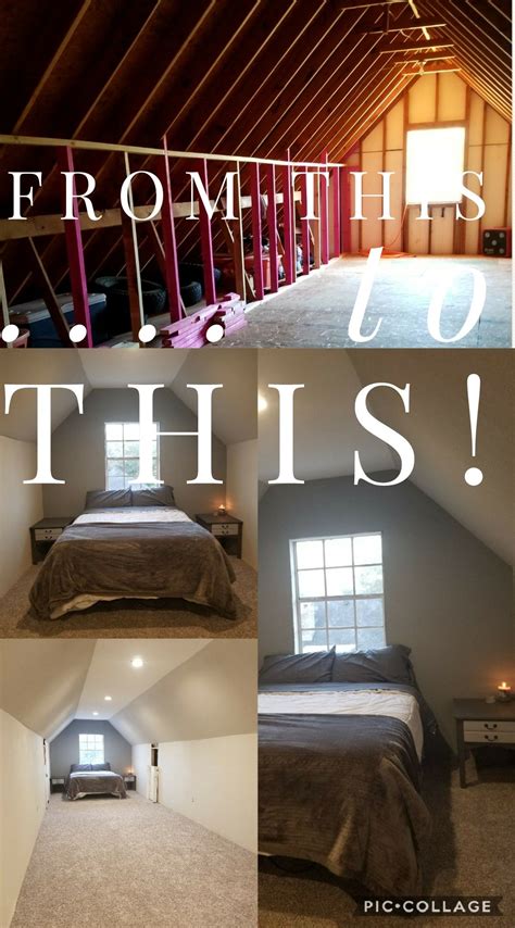 Stunning Attic Transformation: From Storage Space to Dreamy Bedroom and ...