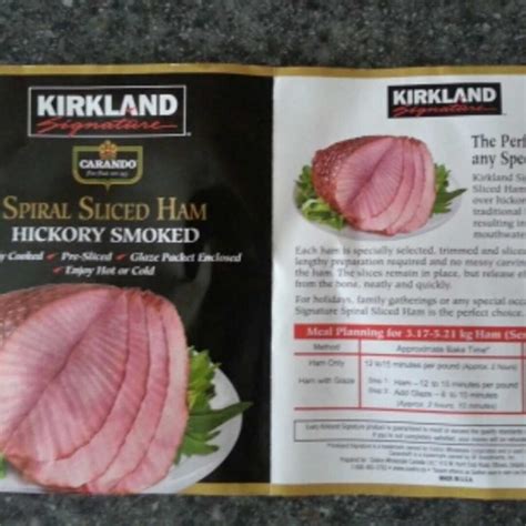 Spiral Cut Ham Nutritional Information Besto Blog