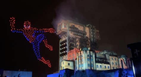 Avengers Power The Night Marvel Drone Show Delights At Disneyland