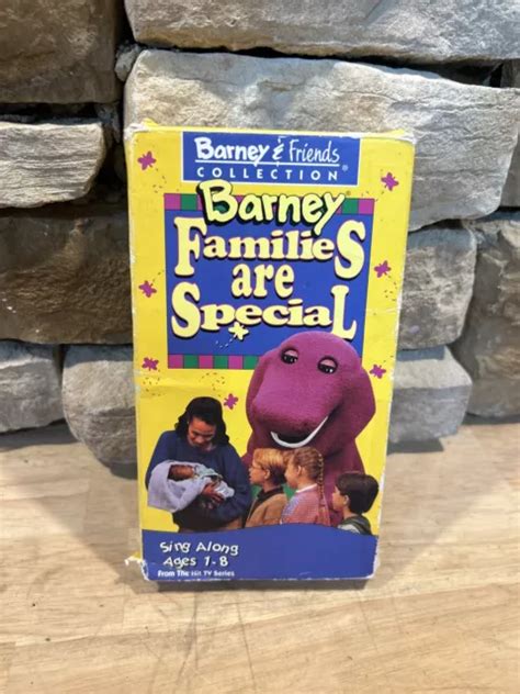 Vtg Barney Families Are Special Vhs Barney Friends Sing Along | The ...