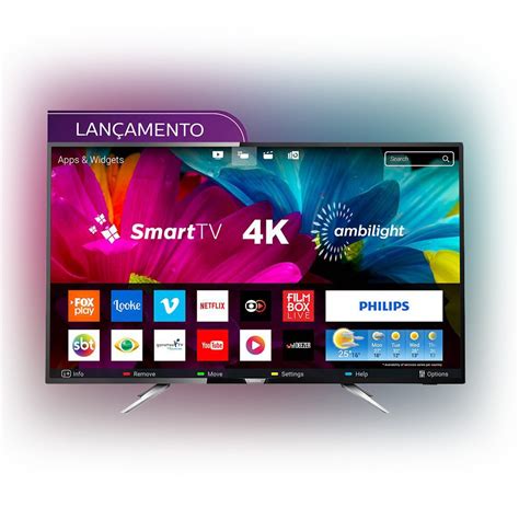 Smart Tv Led Philips Ambilight Pug Ultra Hd K R