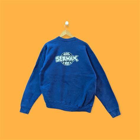 Vintage 90s Sex Wax Big Logo Sweatshirt Sex Wax Crewneck Sex Wax