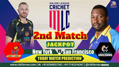 Miny Vs Sfu Mlc T Nd Match Prediction Today Major League Cricket