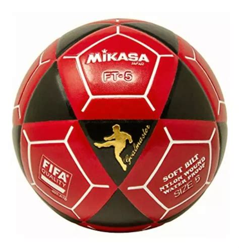 Pelota De F Tbol Mikasa Color Negro Y Rojo Mercadolibre