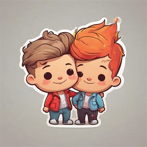 El Fondo Vectorial De Dibujos Animados Gay Vector Premium