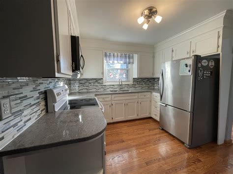 Kitchen Makeover With Grey Countertops | Patriot Home Improvement
