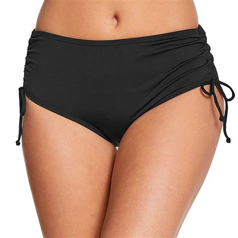 Bikini Bottoms For Women String Swim Bottom Adjustable Side Tie Bikini Bottom Low Rise Swimsuit