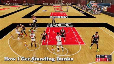 How I Get Standing Dunks With Dunk Meter In NBA 2K22 YouTube