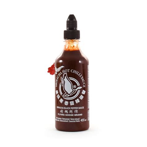 Flying Goose Sriracha Black Pepper 455ml Buy Online At Sous Chef Uk