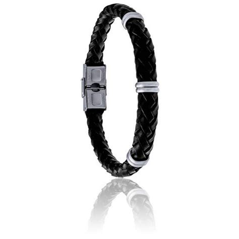 Bracelet Cuir Tressé Italien et Acier HD 365 Apollon Ocarat