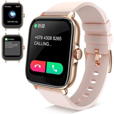 Montre Connectée Appel et SMS Smartwatch Homme Femme Sport 1 7 avec