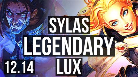 SYLAS Vs LUX MID 13 1 6 Rank 7 Sylas Legendary TR Challenger