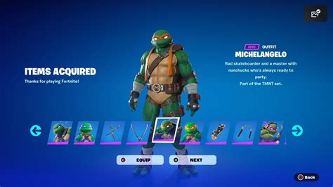 How To Get Ninja Turtles Tmnt Michelangelo Skin In Fortnite Youtube