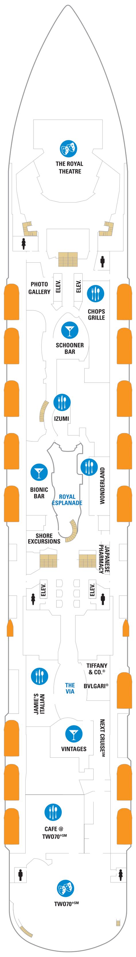 Quantum of the Seas Deck Plans | CruiseInd