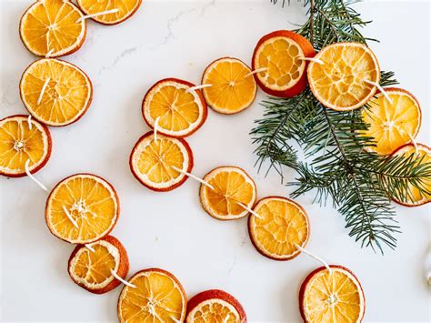 How To Make Dried Orange Slice Garland Building Bluebird