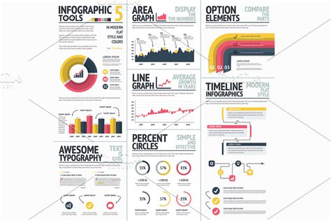 Infographics Tools Set | Pre-Designed Illustrator Graphics ~ Creative ...