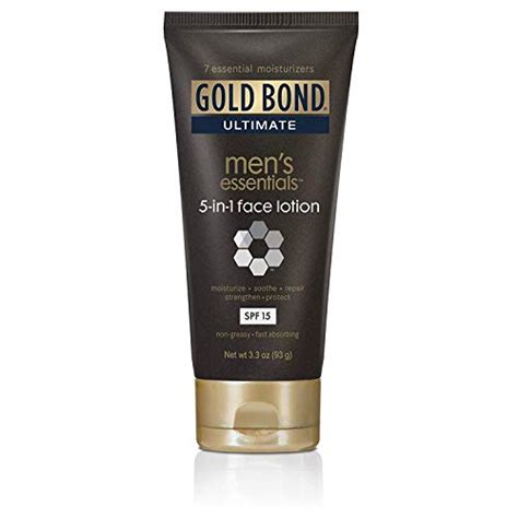 Gold Bond Ultimate Men S Essentials 5 In 1 Face Lotion 3 3 Ounce Pack Of 1 Pricepulse