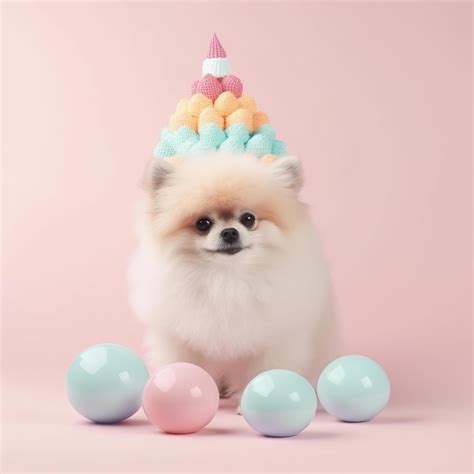 Cute funny birthday dog. Illustration 22777726 Stock Photo at Vecteezy