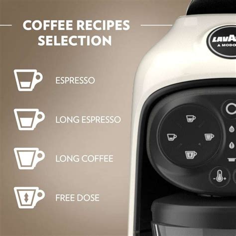 Lavazza A Modo Mio Desea Capsule Coffee Machine In White Cream Woolworths