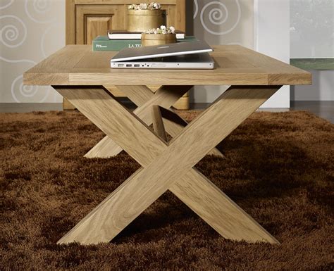 Table Basse Rectangulaire Jules En Chêne De Style Campagnard Finition