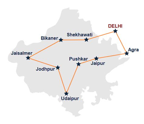 Rajasthan Tourist Map - Infoupdate.org