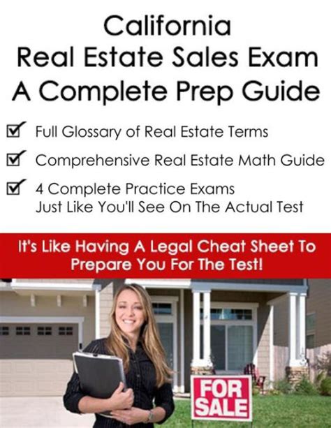 California Real Estate Exam A Complete Prep Guide Principles Concepts