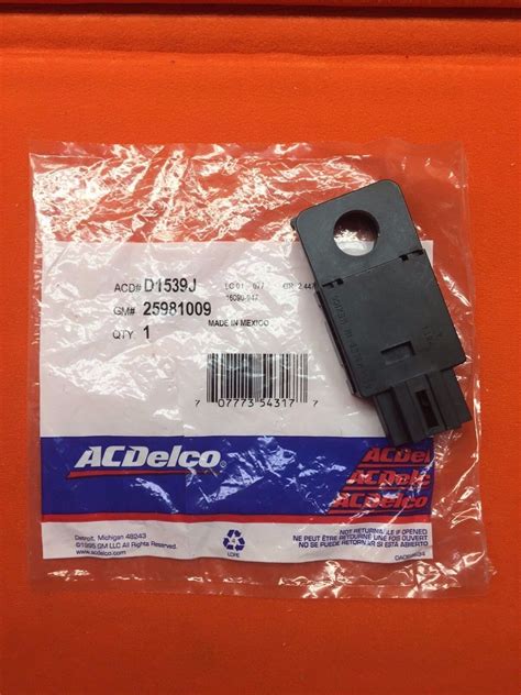 ACDelco 25981009 D1539J Brake Light Switch GM Original Equipment EBay